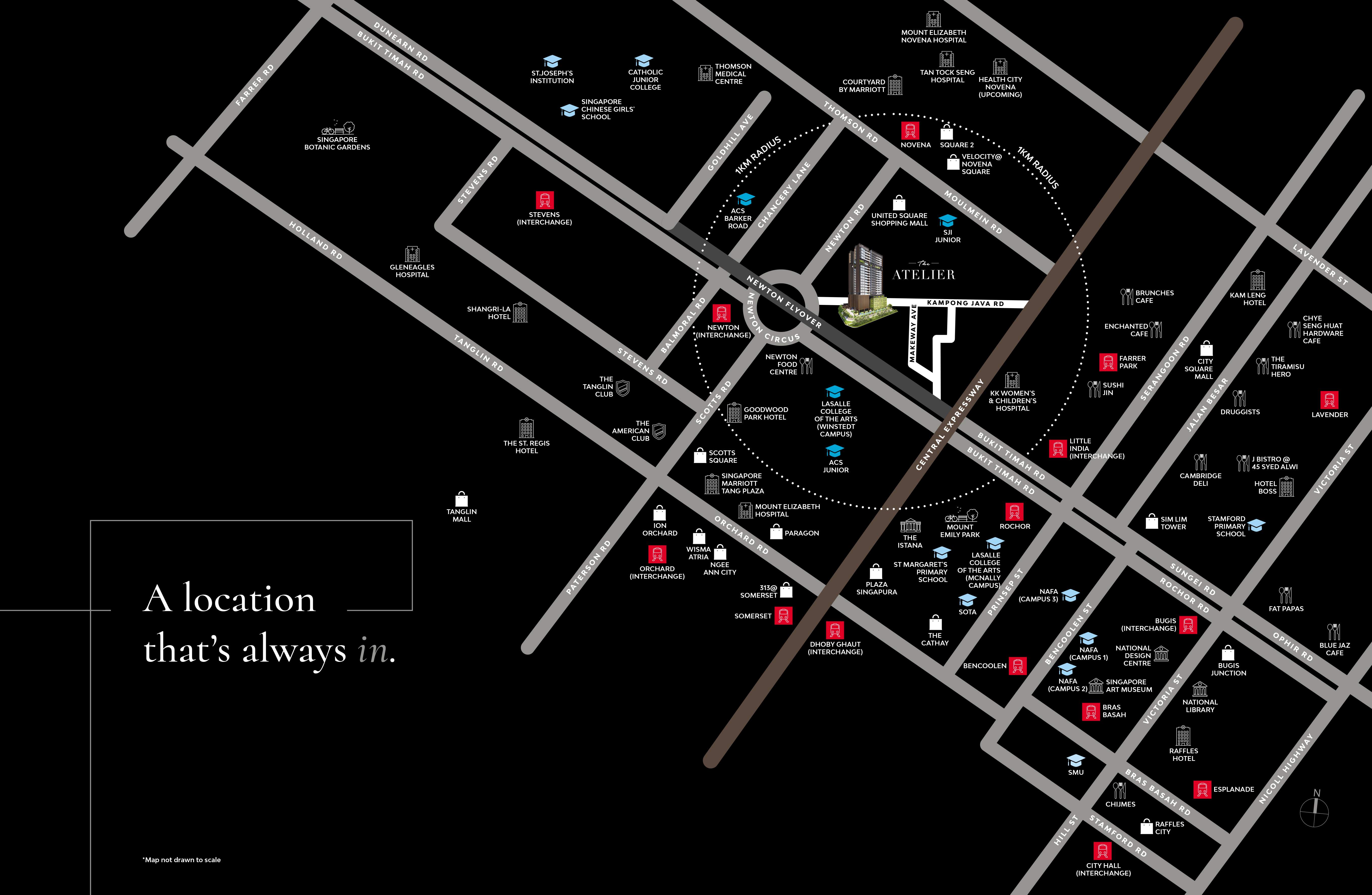 Location Map (The Atelier)